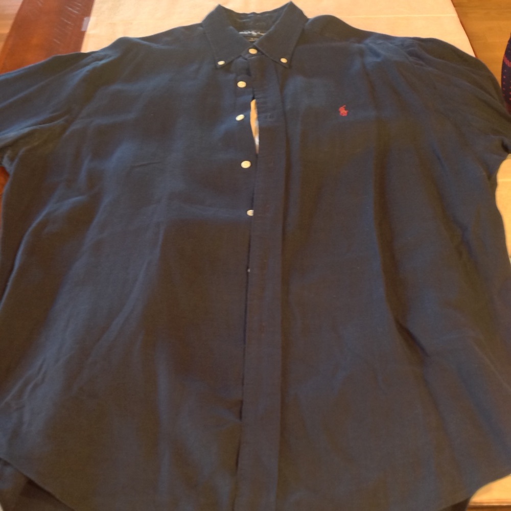 Linen Polo Short Sleeve Shirt.